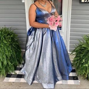 Holographic Prom Dress